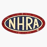 NHRA Hot Rod Vintage Window Bumper Sticker Decal 5"