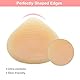 ELMIKA Silikon Brustformen Dreieck Mastektomie Brustprothese BH Pad Enhancer, Cup D 450g/Stück