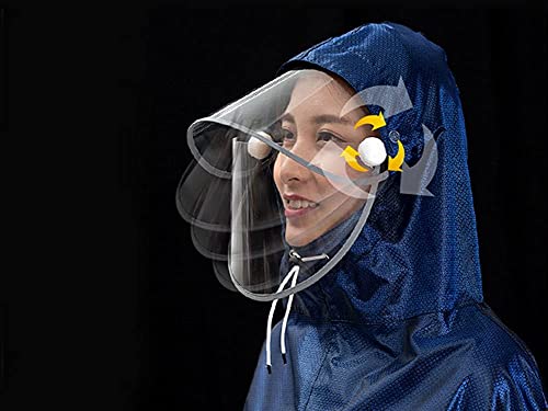 Poncho impermeable para ciclismo unisex con capucha miniatura 3