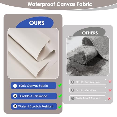 600D PVC Backed Waterproof Canvas