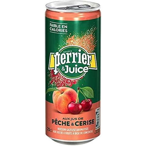 Perrier&Juice Pfirsich-Kirsche (24x25cl Dosen) Cover