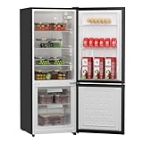 Upstreman 7.1 Cu.Ft Refrigerator with Bottom Freezer, Apartment Fridge with Freezer, Energy-efficient, Large Capacity, Adjustable Thermostat, Refrigerator for Apartment, Kitchen, Dorm(BM71)