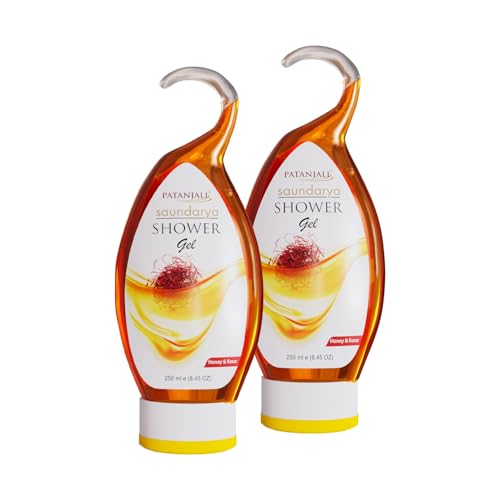 Image of Patanjali Shower Gel 250ml (Pack of 2), for Refreshing and Cleansing the Skin with Natural Ingredients for Daily Use