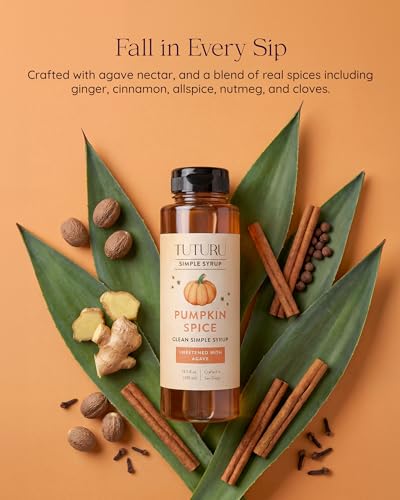 Tuturu Pumpkin Spice Agave Syrup, 13.5 oz