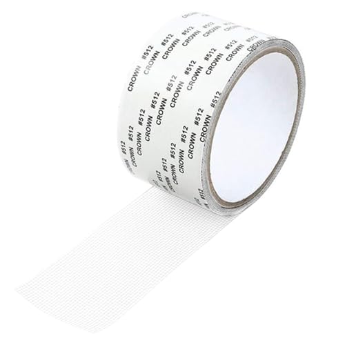 Screen Patch Kit - Window Grille Repair Kit, Fiber Screen Fixing Kit | Adhesive Window Screen Repair Tape, Solution to Cover Screen Holes, Weatherproof N