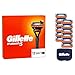 Produktbild Gillette Fusion5 12 Ersatzklingen, mit größerem Gleitstreifen für ein sanftes Gleiten und 5 Klingen für eine unglaublich gründliche und komfortable Rasur, inkl. Reiseschutzkappe