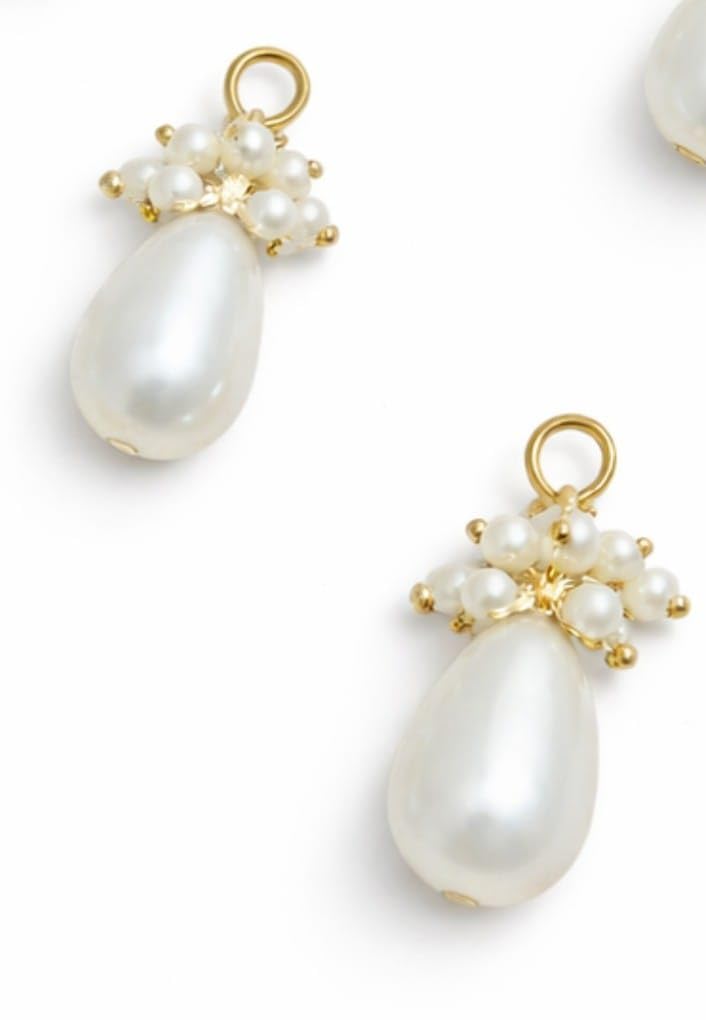 Kalka Traders Pearl Drop Hanging Bead for Beading, Jewelry Making DIY Art Crafts, 3.5 cm, Pack of 25 Beads-image-19