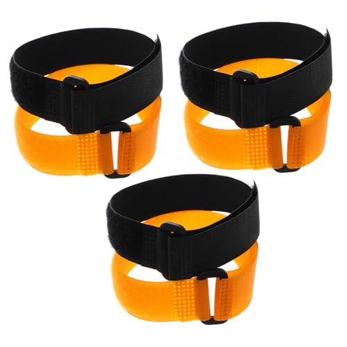 NAMOARLY 6-Pack Soccer Net Fasteners Self-Adhesive Straps for Goalpost Cable Tie Fastener DIY Fixing Bands for Use