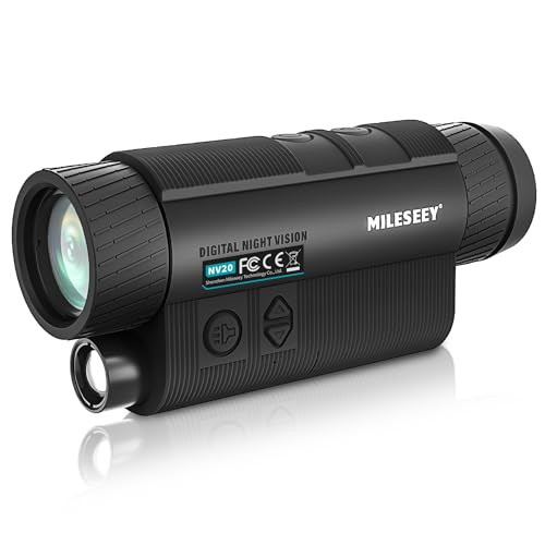 MiLESEEY Monoculaire Vision Nocturne Diurne et Nocturne Rechargeable, 1,54