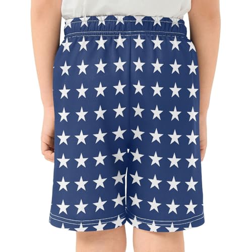 Aflyko 4th of July Boys Casual Shorts Summer Daily Outfit with Pockets3