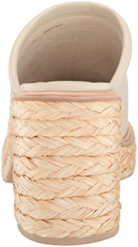Dolce Vita Women's CAMDIN Raffia Mule, Ivory Leather, 6 | Image 2