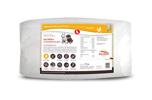 SALiNGO Hundefutter Puppyfutter Mini Geflügel mit Kartoffel (15 kg)