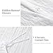 CAROMIO White Ruffle Duvet Cover Queen Size, 3PCS Soft Washed Microfiber Vintage French Country Duvet Cover Set for Queen Bed, White, 90x90 in