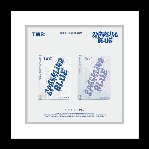 TWS SPARKLING BLUE 1st Mini Album CD K-pop version Sparkling pour collectionneur