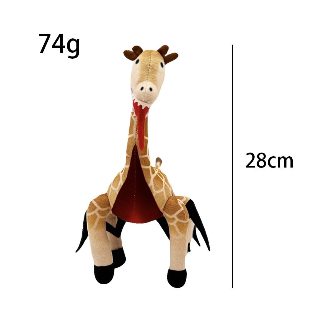 Zoochosis Cartoon Peluche, Simpatico animale di pezza Horror Peluche | Cuscino Giocattolo, Zoochosis Giraffa Figura bambola for i fan del gioco Regali(3pcs)