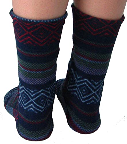 Polar Feet Super Stretchy Non-Constricting Extra-Wide Fleece Socks for Men and Women4