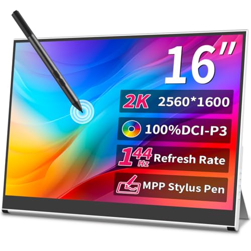Magedok Monitor Portátil De 16 Pulgadas, 2 K, 144 Hz, Wqhd, 100 Móvil, Hdr, Ips, Cuidado De Los Ojos, Pantalla Usb C Mini Dp Hdmi Para Xbox, Ps4 5, Switch, Portátil, Mac, Vesa Magedok Monitor Portátil De 16 Pulgadas, 2 K, 144 Hz, Wqhd, 100 Móvil, Hdr, Ips, Cuidado De Los Ojos, Pantalla Usb C Mini Dp Hdmi Para Xbox, Ps4 5, Switch, Portátil, Mac, Vesa