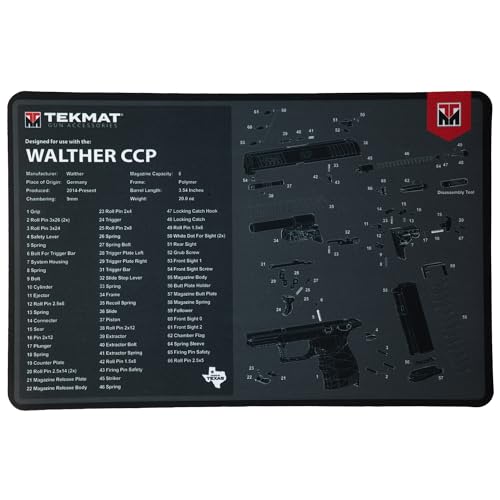 Tekmat Walther CCP Gun Cleaning MAT
