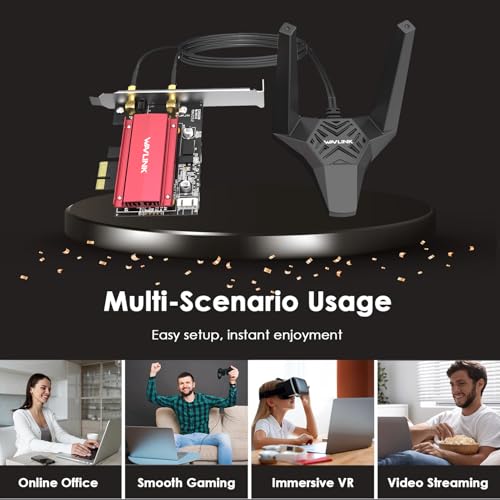 Tarjeta WiFi 6E PCIe AXE5400 para acabar con la mala cobertura de internet en ordenadores de torre 7