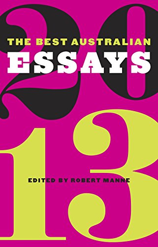 Best Australian Essays 2013, The