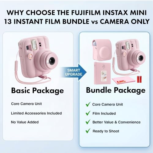 FUJIFILM INSTAX MINI 13 Instant Camera (Dreamy Purple) Bundle - image 3