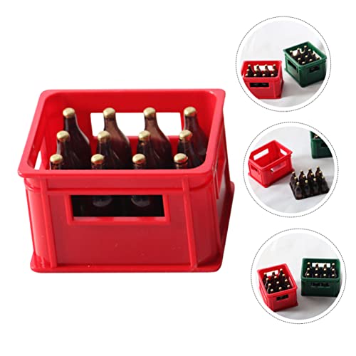 Gadpiparty Mini Caixa Imitação De Cerveja Acessórios Cosplay Acessórios De Boneca Mini Casa De Bonec