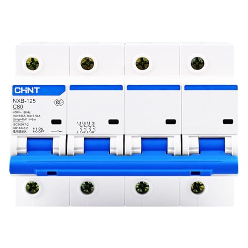 Petit disjoncteur 80A triphasé DZ47 pour éviter les surcharges de phase