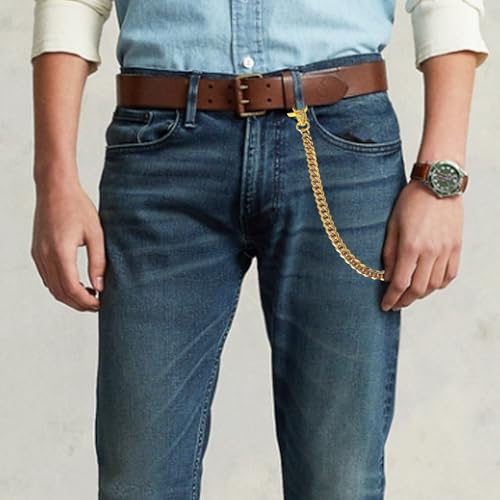 Image of Pants Wallet Chain for Men Women Boy Girl,Heavy Duty Pocket Chain Metal Wallet Keychain Jean Punk