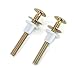 Toilet Screw Set Toilet Seat & Screws Replacement Hardware Convenient Screw Set