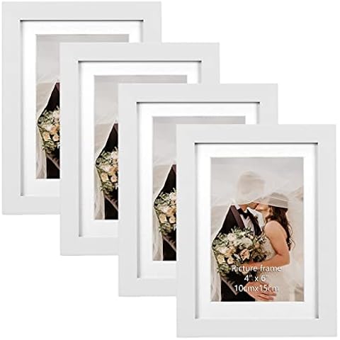 Cadre Photo EXYGLO 10x15 cm Lot de 4 Cover