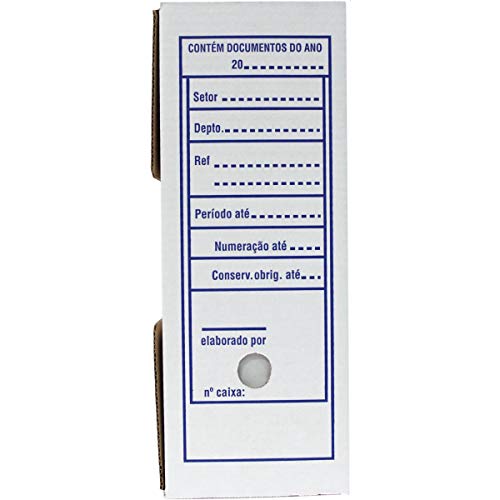 Klabin 61556, Arquivo Morto, Papelão 35x13.3x24.7 cm, 240 g, Multicor, Pacote de 25