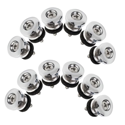 ULDIGI Music Instrument Strap Buttons 12 Pcs Guitar Strap Locks Anti-slip Acoustic Guitar Strap Button Set