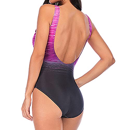 Traje de baño de una forma para natación y días de playa talla S 4