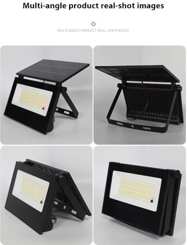 Image of kh Foldable Portable Outdoor Solar LED Wall Light with Remote Control Waterproof IP65, Energy Saving & Eco Friendly, Warm White Solar Flood Garden Light (106 LED)