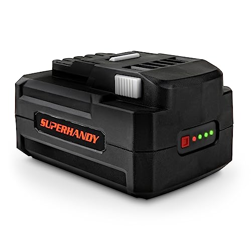SuperHandy Super Duty Pro 48V DC 4Ah Lithium Ion Rechargeable Battery 177.6 Watt Hours (Battery Only Electric Earth/Ice Auger Power Head & Li-Ion Wagon/Service Cart - All Not Included) SuperHandy Super Duty Pro 48V DC 4Ah Lithium Ion Rechargeable Battery 177.6 Watt Hours (Battery Only Electric Earth/Ice Auger Power Head & Li-Ion Wagon/Service Cart - All Not Included)