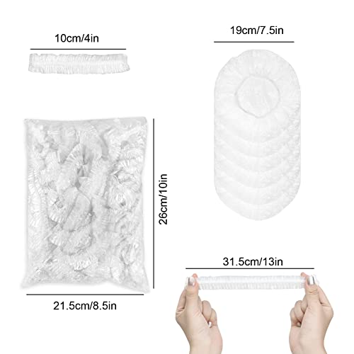 100 Pezzi Coprivivande Plastica Coperture Alimenti...