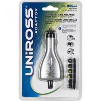Adaptateur universel de voiture 1000 mA, U0151863 de Uniross