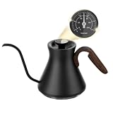【WBC世界チャンピオン井崎英典氏推奨】エペイオス(Epeios) コーヒーポット 700ml ドリップケトル 直火/IH対応 アナログ温度計付き