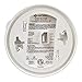 First Alert BRK 3120B Hardwired Photoelectric and Ionization Smoke Alarm with Battery Backup, Dual Sensing Smoke Alarm, 1-Pack