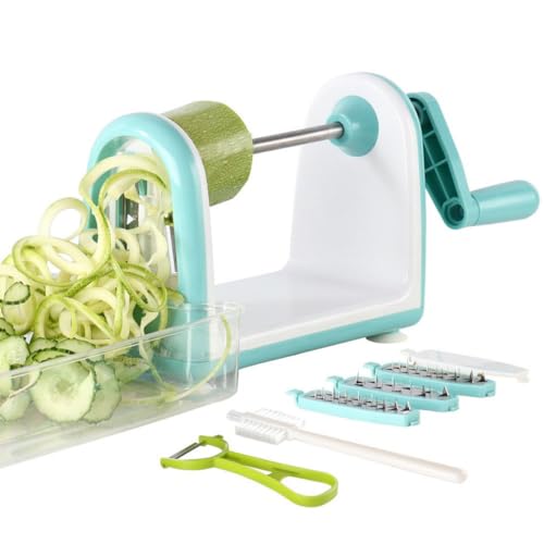 Ourokhome Vegetable Spiralizer with 5 Blades