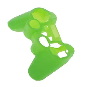 Microware Imported Silicone Protective Skin Case Cover for Sony PS3 Controller - Green