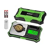 Fuzion Digital Pocket Scale, 200g x 0.01g Jewelry Gram Scale, 6 Units Conversion, LCD Back-Lit Display, Use for Jewelry/Medicine/Food/Powder/Herb(Battery Included)