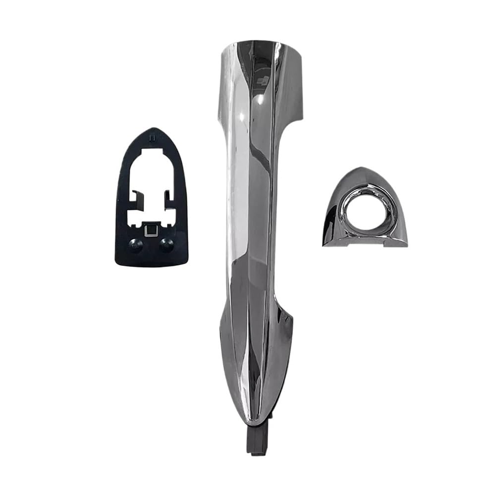 Bikkjbk One Color Car Vehicle Door Handle Outer Door Handle With Hole For Alfa For Romeo For Mito 2008-2018 For Giulietta 2010-20 For Chrysler For Ypsilon 156099957 156088219
