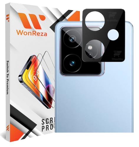 Image of Pack 1- Back Camera lens Protector for Realme GT 7 5G [3D Premium] Camera Glass Protector (Black)