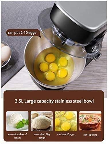MOSHUO Handmixer Elektrischer automatischer Schneebesen, Teigmixer, Chef-Maschinen-Standmixer Edelstahl-Neigungskopf 6… – Bild 3