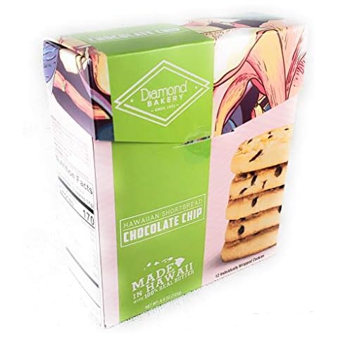 Diamond Bakery Chocolate Chip Hawaiian Macadamia Nut Shortbread Cookies 4.4 oz Cover