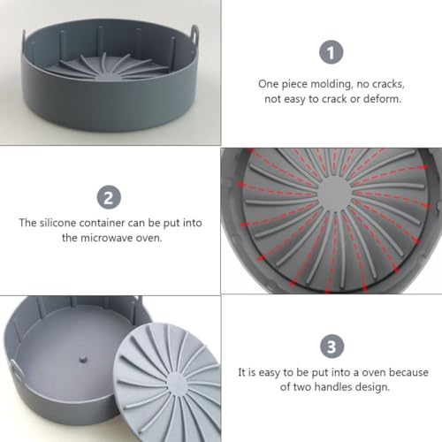 Molde para freidora de aire para repostería creativa en casa 8