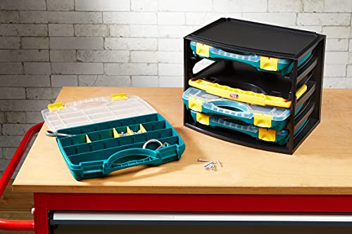 TAYG Multibox N° 1 (inkl. 4 Kleinteileboxen N° 22, Aufbewahrungssystem für Kleinteile, Box stapelbar, für Werkzeug, Maße… – Bild 6
