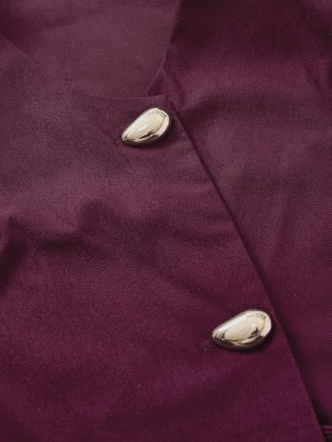 Women's Summer Button Up V Neck Vest Top Elegant Sleeveless Work Office Tops4