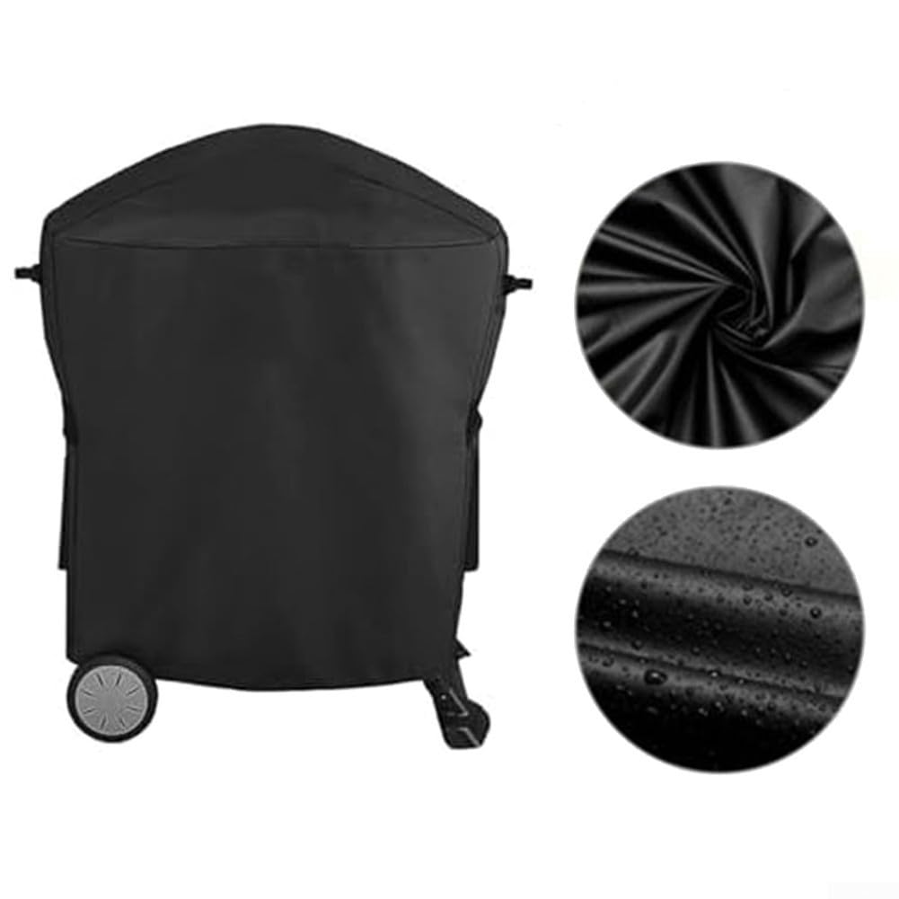 Copertura Per Barbecue Weber Q1000 Q2000 Q200 | Impermeabile E Anti-vento In Tessuto Oxford 210D/420D | Misure 69x46x33 O 84x51x38 Cm | Regalata Con Cinghie Regolabili